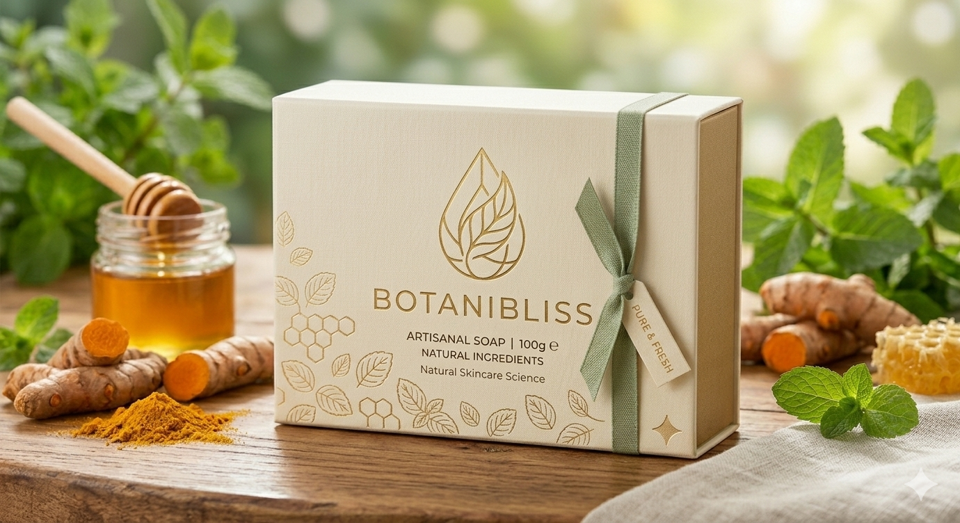 BOTANIBLISS Soap Packaging